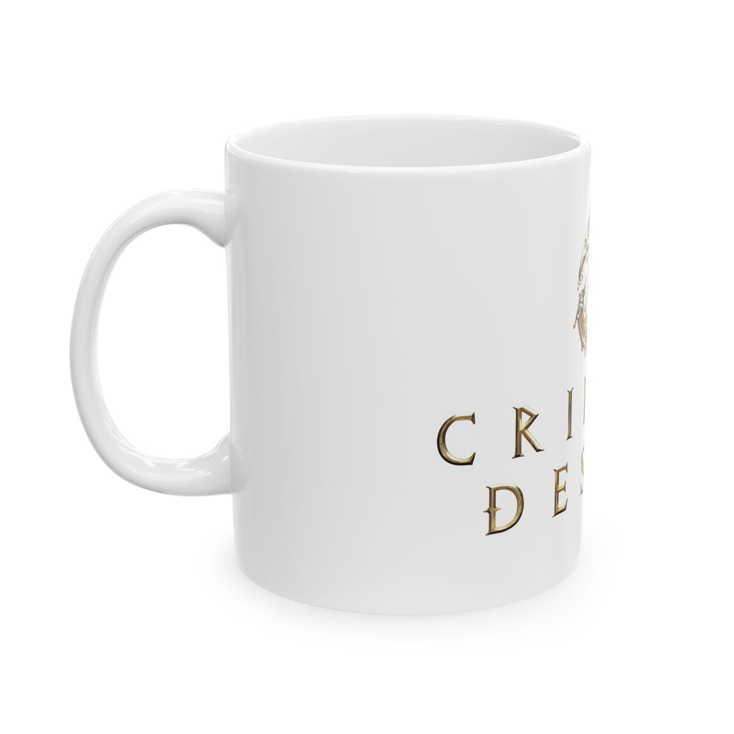 Crimson Desert Logo White Mug