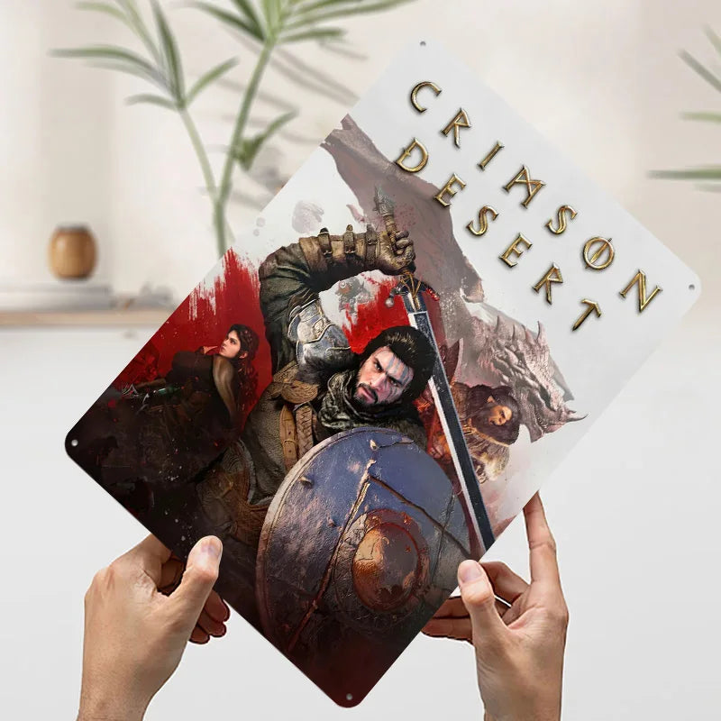 Crimson Desert Brotherhood Metal Plate