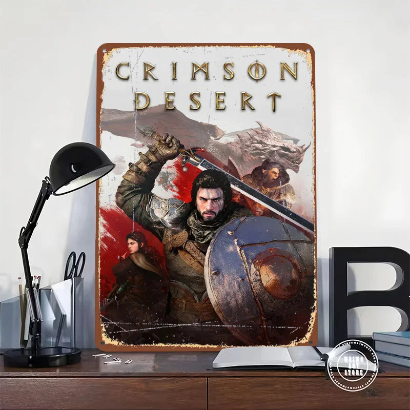 Crimson Desert Brotherhood Metal Plate