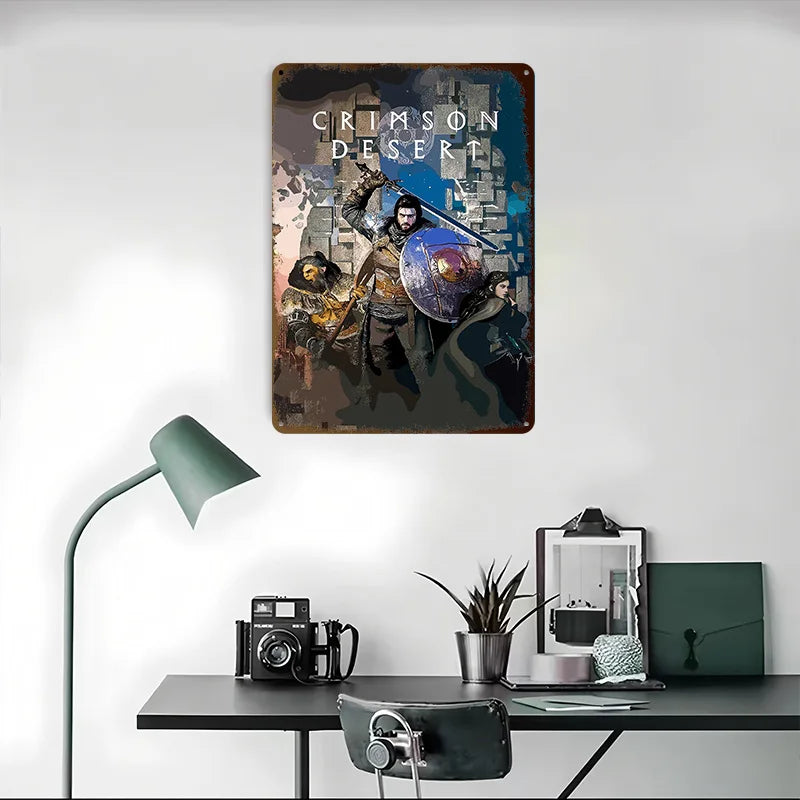 Crimson Desert Main Theme Metal Plate