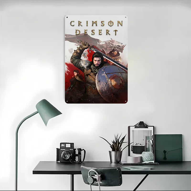 Crimson Desert Brotherhood Metal Plate