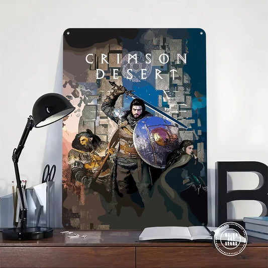 Crimson Desert Main Theme Metal Plate